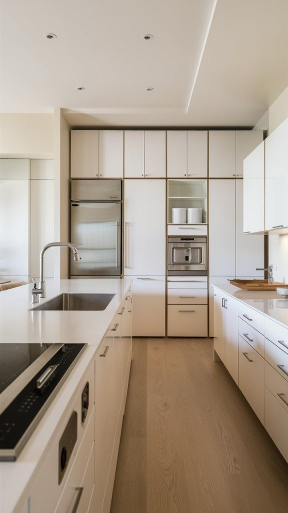 24 Tiny Kitchen Ideas That Make Small Spaces Feel Big and Beautiful 12 Clean and Spacious kitchen