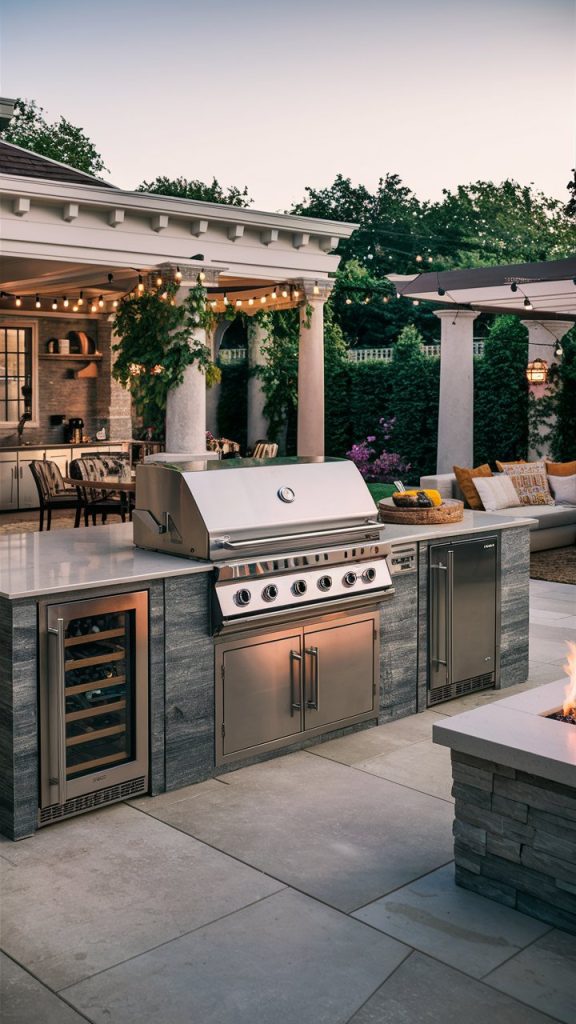 16 Outdoor Kitchen Ideas to Create a Beautiful and Functional Backyard Space 17 Luxury Outdoor Kitchen Setup