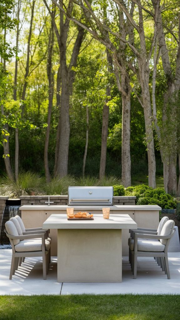 Simple Grill-Centered Setup