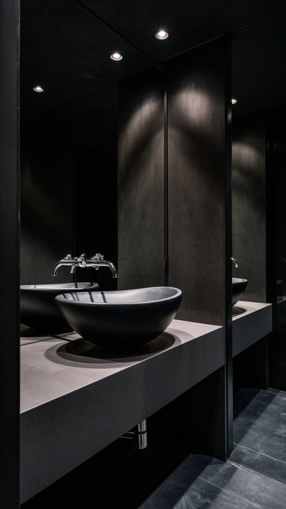 14 Dark Bathroom Ideas To Create A Moody Modern Luxury Oasis 6 Dark Bathroom Ideas