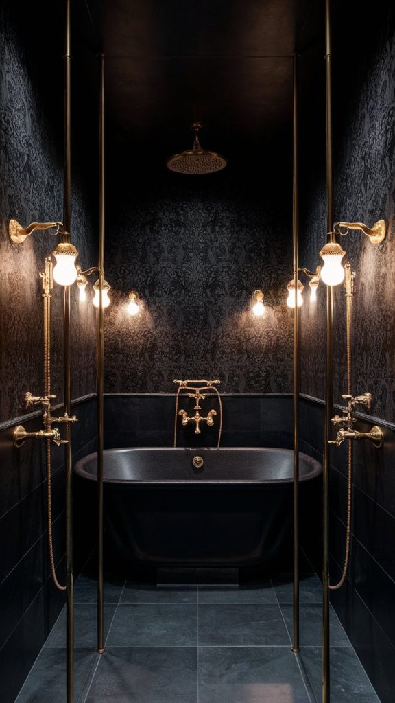 14 Dark Bathroom Ideas To Create A Moody Modern Luxury Oasis 5 Dark Bathroom Ideas