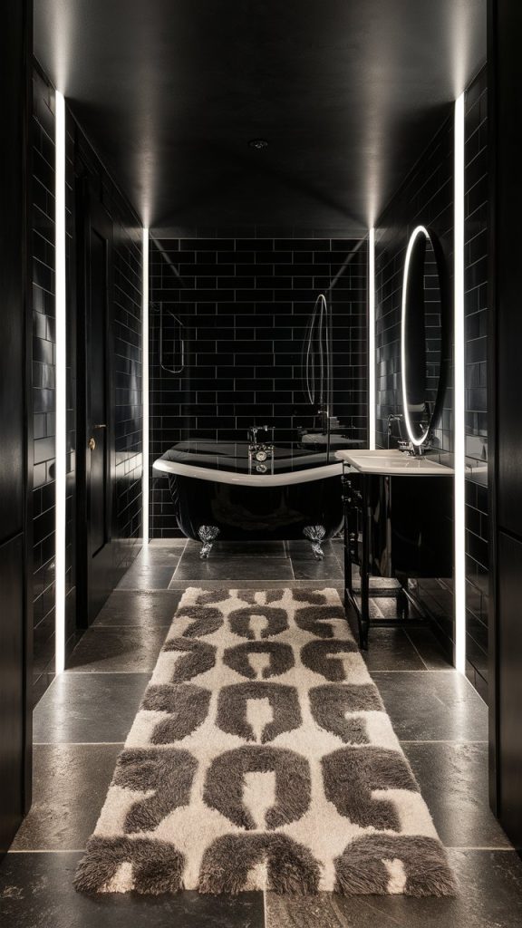 14 Dark Bathroom Ideas To Create A Moody Modern Luxury Oasis 10 Dark Bathroom Ideas