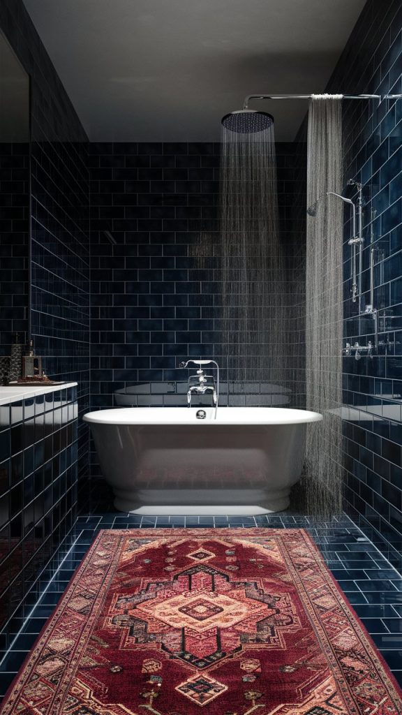14 Dark Bathroom Ideas To Create A Moody Modern Luxury Oasis 8 Dark Bathroom Ideas