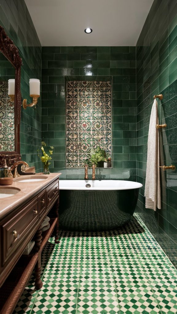 Green Bathroom Ideas