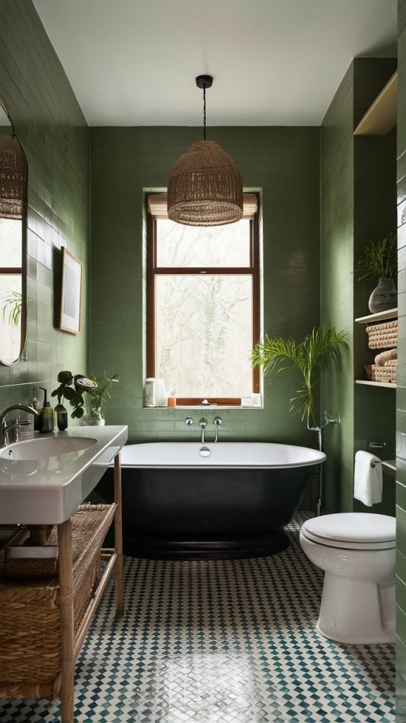 Green Bathroom Ideas