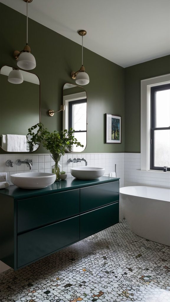 Green Bathroom Ideas
