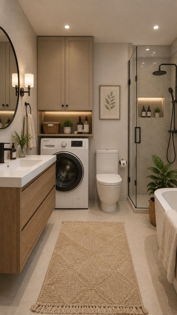 Bathroom Ideas with Washing Machine