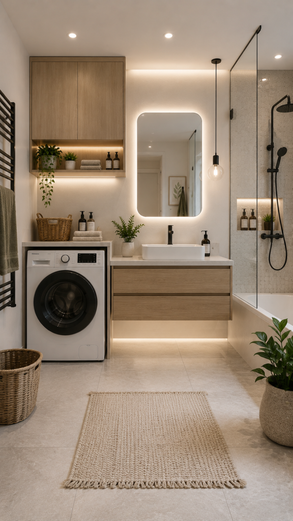 Bathroom Ideas with Washing Machine