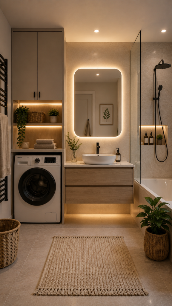 Bathroom Ideas with Washing Machine