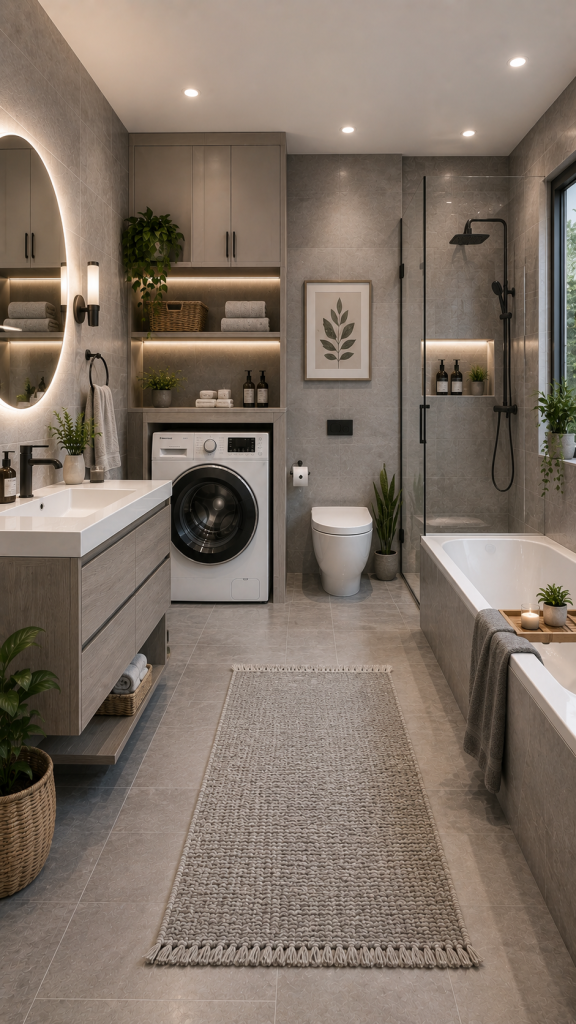 Bathroom Ideas with Washing Machine