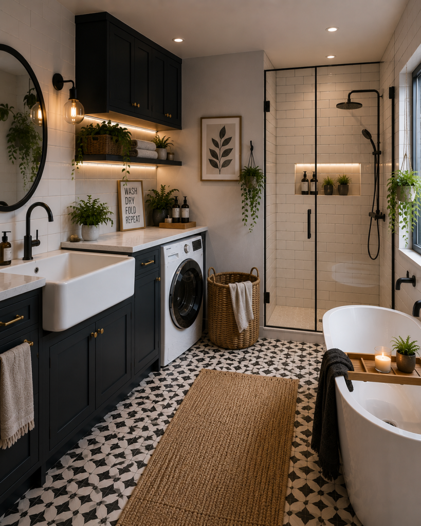 Bathroom Ideas with Washing Machine