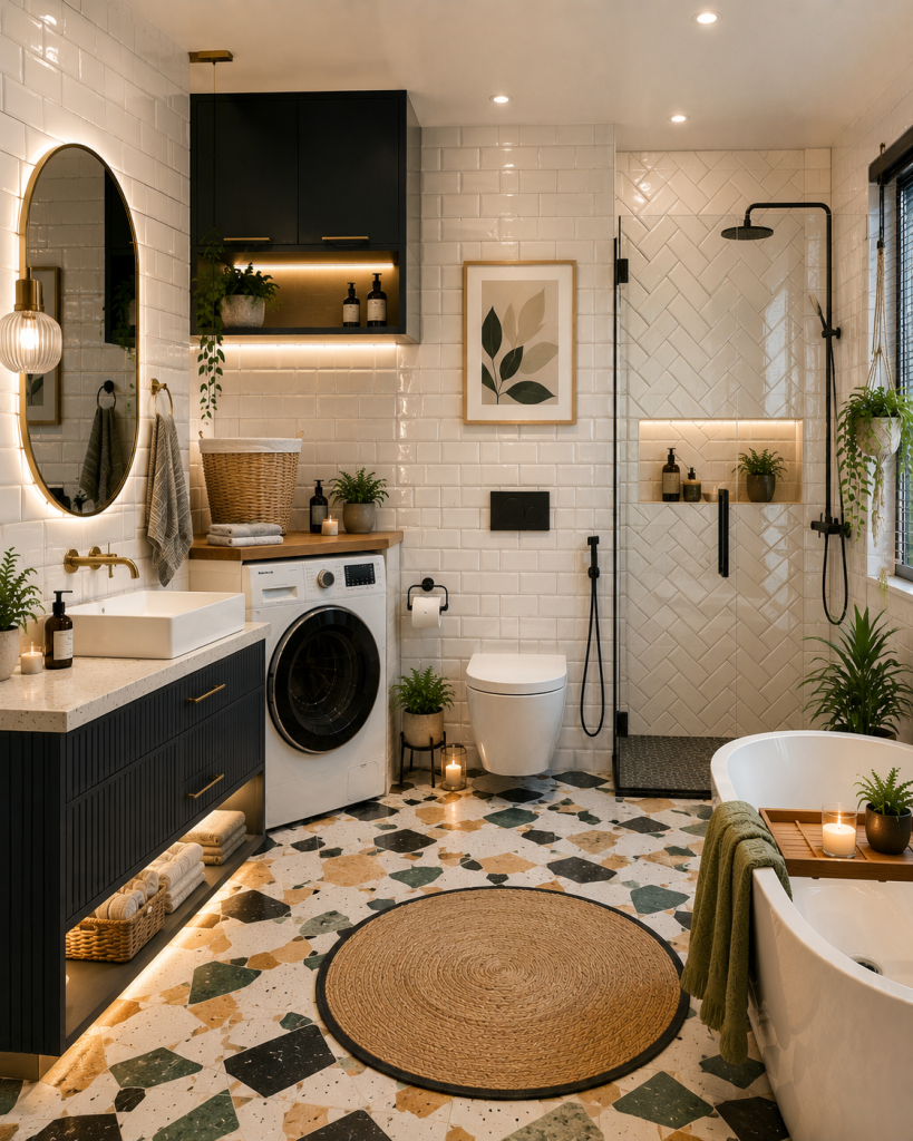 Bathroom Ideas with Washing Machine