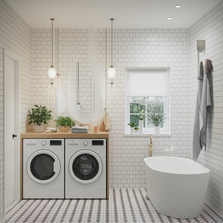 Bathroom Ideas with Washing Machine