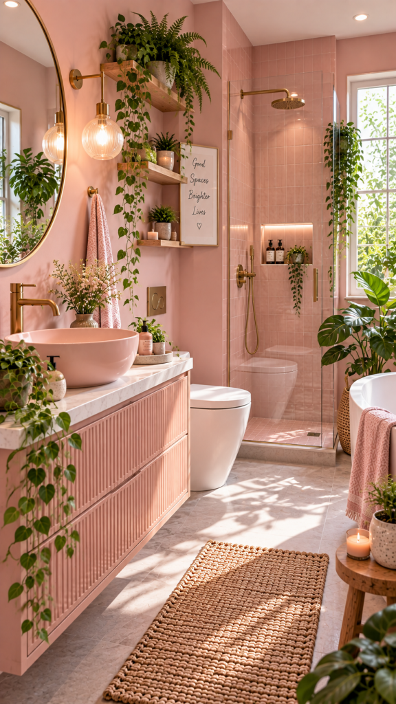 Pink Bathroom Ideas