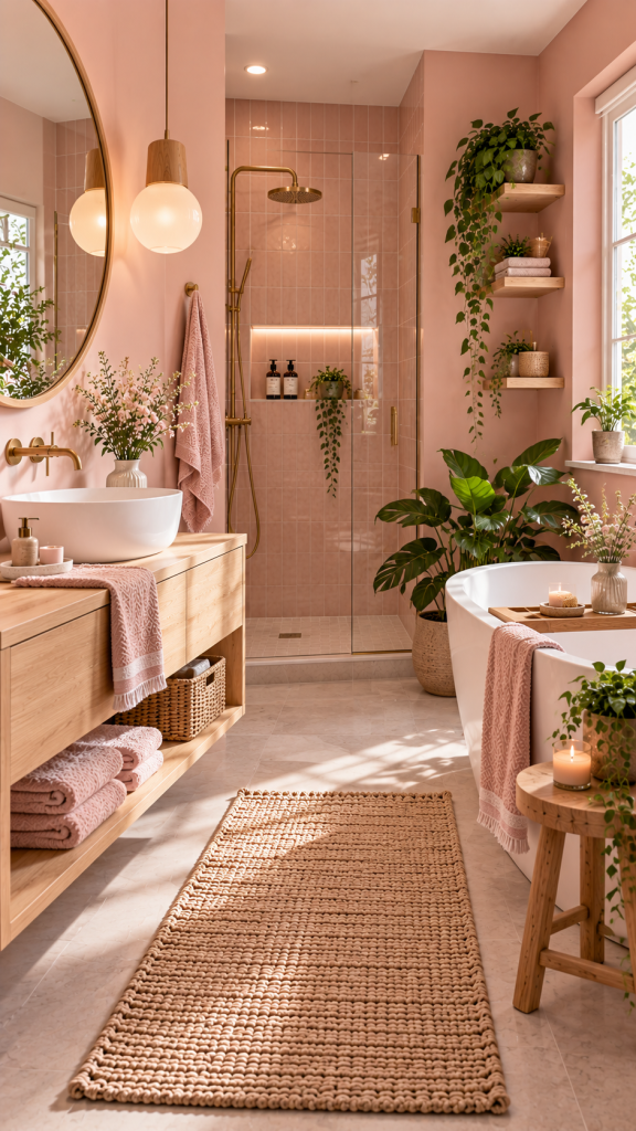 Pink Bathroom Ideas