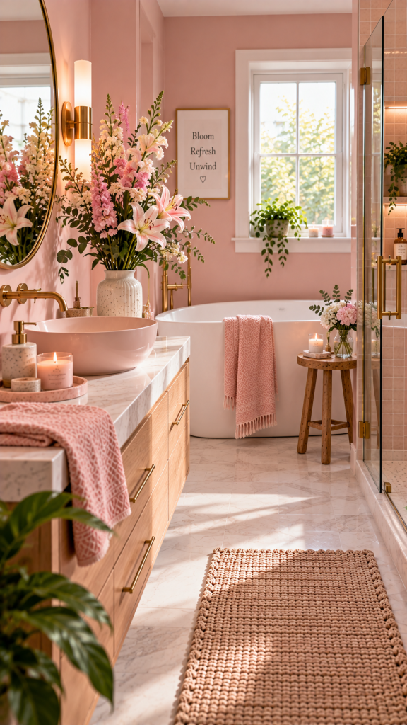 Pink Bathroom Ideas