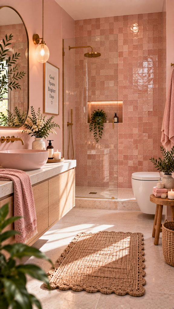 Pink Bathroom Ideas