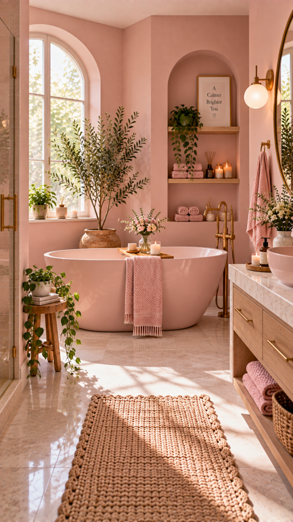 Pink Bathroom Ideas