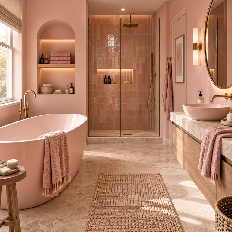 Pink Bathroom Ideas
