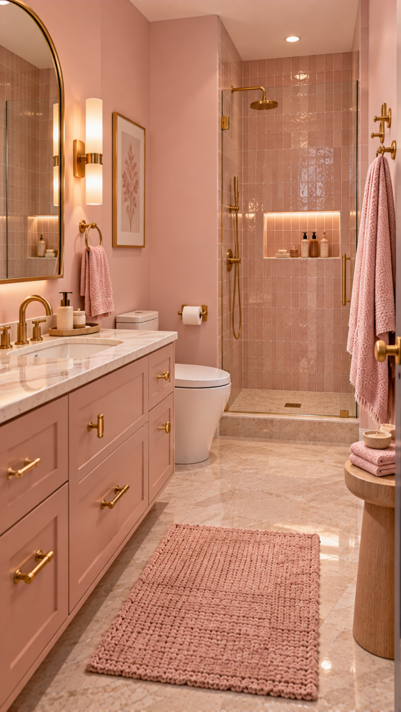 Pink Bathroom Ideas