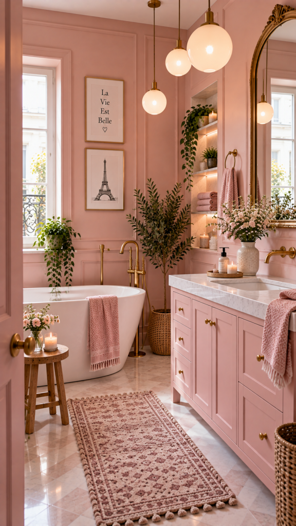 Pink Bathroom Ideas