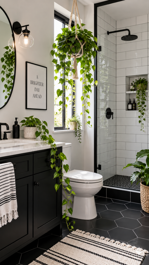 Black and White Bathroom Ideas