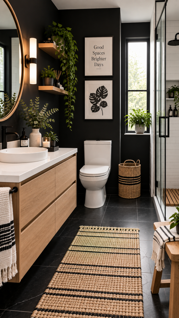 Black and White Bathroom Ideas
