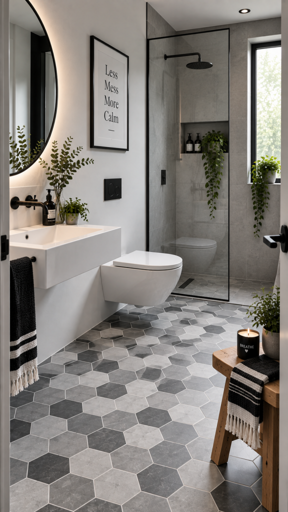 Black and White Bathroom Ideas