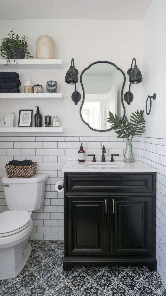 Black and White Bathroom Ideas