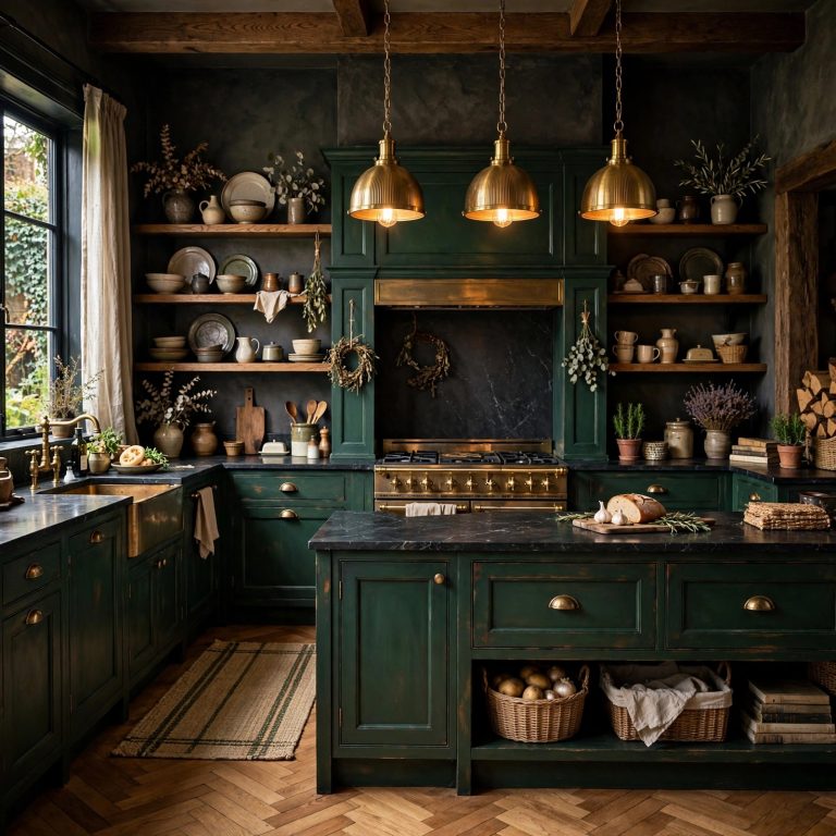 Dark Cottagecore Kitchen Ideas That Feel Luxury, Not Themed