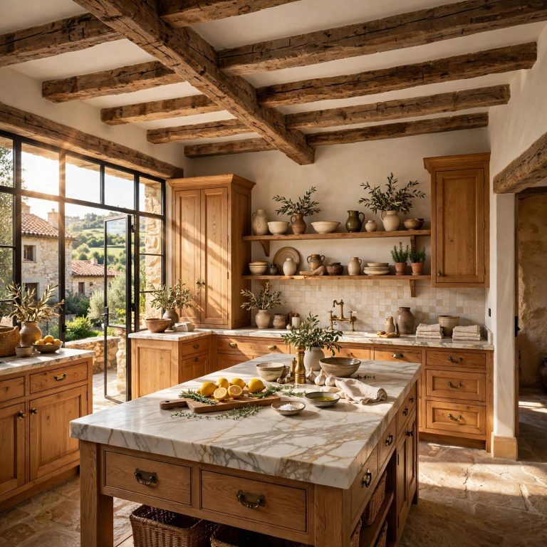 Village Kitchen Ideas, Luxury Edition: Warm Wood, Marble & Artisan Detail